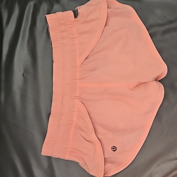 Lululemon Run Times Shorts Double Sided Pink/gray Shorts Size 4 - Picture 3 of 6